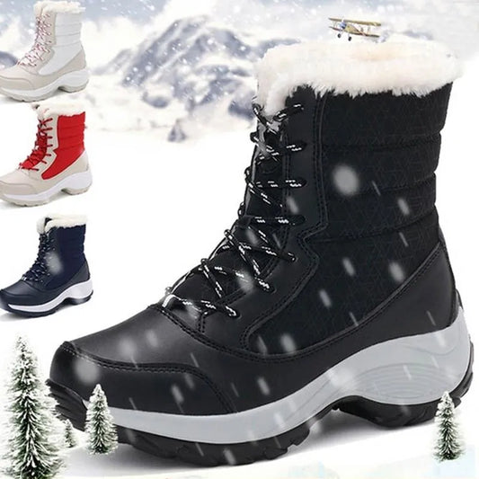 FrostGuard Women's Waterproof Snow Ankle Boots