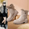 Bottes de neige de mode d'hiver - Chaussures plates Gladiator à plateforme de créateur