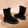 Winter Fashion Snow Boots - Designer Platform Gladiator Flats