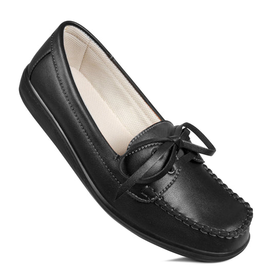 Aerosoft Moxy Women’s Comfortable Slip On Flat Loafers